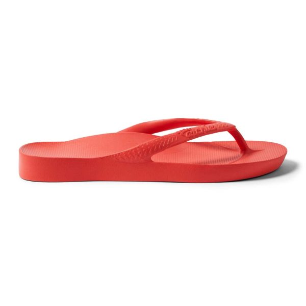 Kids - Arch Support Flip Flops - Coral