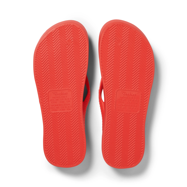 Kids - Arch Support Flip Flops - Coral