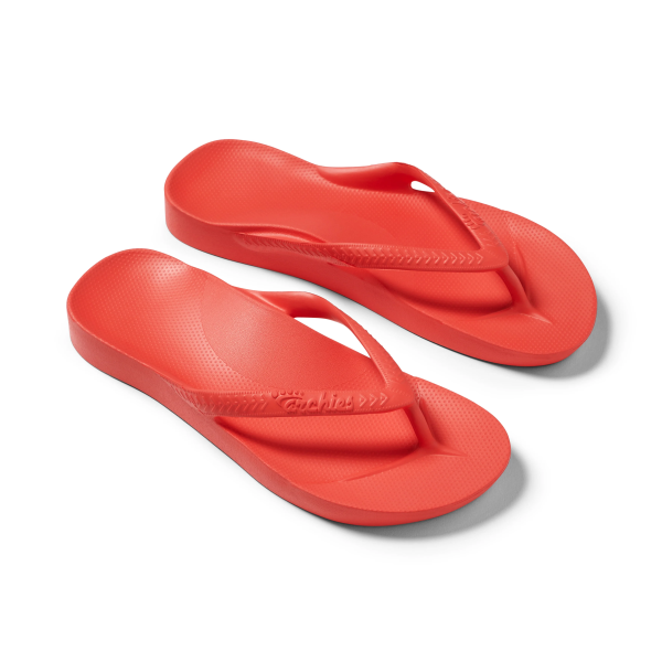Kids - Arch Support Flip Flops - Coral